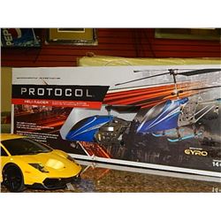 REMOTE CONTROL PROTOCAL HELI-RADER HELICOPTER - STR - as-is no warranty or guarantee