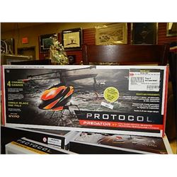 REMOTE CONTROL PROTOCOL PREDATOR XT HELICOPTER - STR - as-is no warranty or guarantee