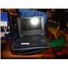 Image 1 : PORTABLE DVD PLAYER WITH CASE AND CORDS - PS - sold as-is - no warranty or guarantee