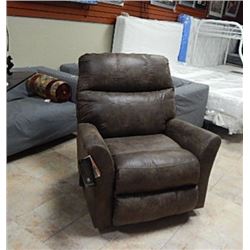 NEW LEATHER ROCKER RCLINER - BROWN