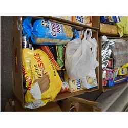 BANANNA BOX OF ASSORTED FOOD