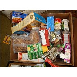 BANANNA BOX OF ASSORTED FOOD