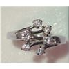 Image 1 : STERLING SILVER CUBIC ZIRCONIA RING