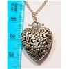 Image 3 : STERLING SILVER HEART-SHAPED NECKLACE COMES