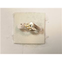 STERLING SILVER CUBIC ZIRCONIA RING RING