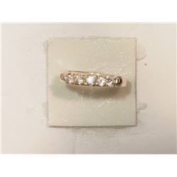 STERLING SILVER CUBIC ZIRCONIA RING