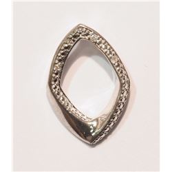 STERLING SILVER DIAMOND PENDANT