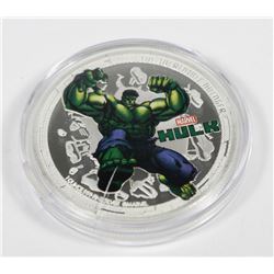 MARVEL "HULK" 999 SILVER 1-OZ COLLECTIBLE COIN