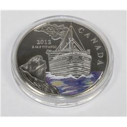 2012-FIJI CANADA TITANIC GHOST 1oz. SILVER COIN