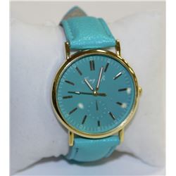 JING YI WOMENS WATCH TURQUOISE STRAP