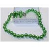 Image 1 : SEASHELL PEARL NECKLACE - GREEN