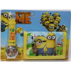 DISPICABLE ME WATCH AND WALLET SET