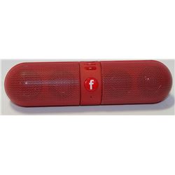 PILL - SHAPED BLUETOOTH SPEAKER (RED)