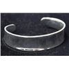 Image 1 : WIDE SILVER WOMENS BRACELET