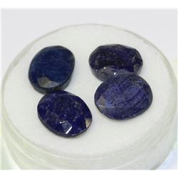NATURAL BLUE SAPPHIRE - 4 PIECES 42CT