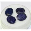 Image 1 : NATURAL BLUE SAPPHIRE - 4 PIECES 42CT
