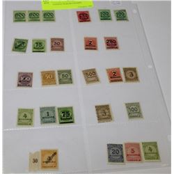 GERMAN WAR ERA STAMPS