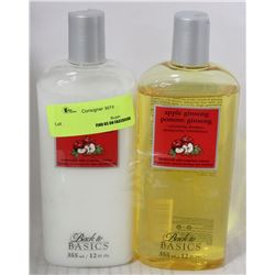BACK TO BASICS APPLE GINSENG SHAMPOO & CONDITIONER