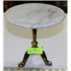 Image 1 : SOLID BRASS AND MARBLE CAKE STAND