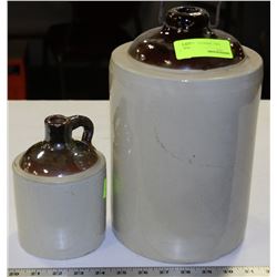 LOT OF TWO VINTAGE LIQUOR JUGS