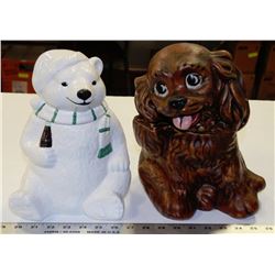 FLAT OF 1960'S COCKER SPANIEL &COCA COLA COOKIE