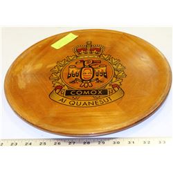 1945 CANADIAN FORCES BASE COMOX WALL PLAQUE