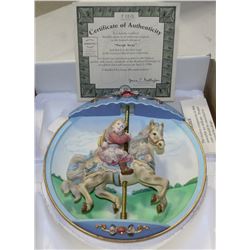 BRADFORD EXCHANGE SWEPT AWAY CAROUSEL WITH BOX