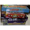 Image 1 : LOT OF 4-NEW BOARD GAMES INCLUDING CLUE,FAMILY