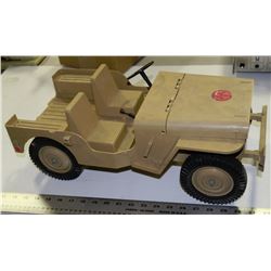 GI-JOE JEEP BY HASBRO FAIRLY LARGE TOY
