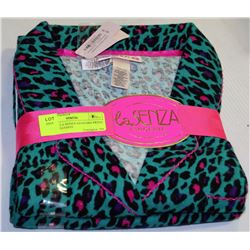 WOMENS LA SENZA LEOPARD PRINT FLANEL PAJAMAS
