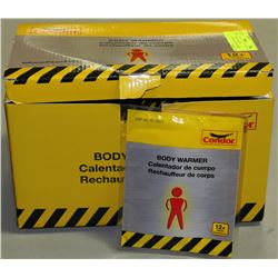 BOX OF 50 NEW 12 HOUR BODYWARMER /HANDWARMERS