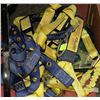 Image 1 : TWO HARNESSES & LANYARDS WITH SPIKE SHOES