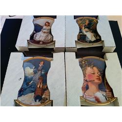 LOT OF 4 NORMAN ROCKWELL DISPLAY PLATES