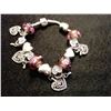 Image 1 : PANDORA STYLE BRACELET WITH MURANO GLASS