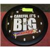 Image 1 : "CAREFUL ITS BIG" MR BIG WALL CLOCK