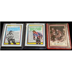 WAYNE GRETZKY & GORDIE HOWE PARKHURST X3