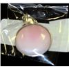 Image 1 : STERLING SILVER PINK OPAL PENDANT