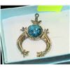 Image 1 : SILVER & TURQUOISE NATURE PENDANT IN GIFT BOX