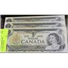Image 1 : 1973 CANADIAN UNC CONSECUTIVE X3