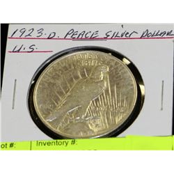 1923 SILVER US PEACE DOLLAR