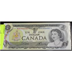 1973 $1 CANADIAN UNCIRCULATED NOTES