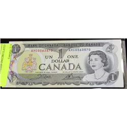 1973 $1 CANADIAN UNCIRCULATED NOTES