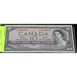 1954 $10 BANK NOTE CANADIAN