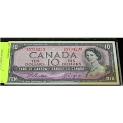 1954 $10 BANK NOTE CANADIAN