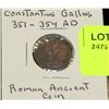Image 1 : ANCIENT ROMAN COIN CONSTANTUS GALLUS 351-354AD