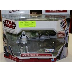 NEW STARWARS SPEEDER BIKE WITH SCOUT TROOPER