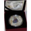 Image 1 : 2014 FINE SILVER RCM ISSUED $20 RED SPOTTED PURPLE BUTTERFLY