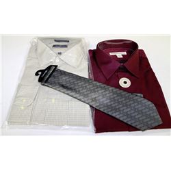 2 DRESS SHIRTS INCLUDING PRONTO-UOMO AND DANIEL