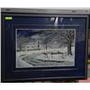 Image 1 : LARGE BLUE FRAMED,MATTED WILLIAM MAGNUM PICTURE