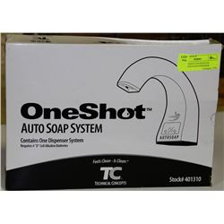 NEW ONESHOT COUNTERTOP TOUCHLESS SOAP DISPENSER